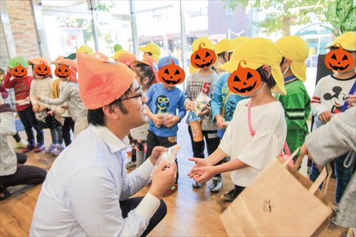 ハロウィンイベント！今年もいっぱいの子供たちが参加してくれました♪