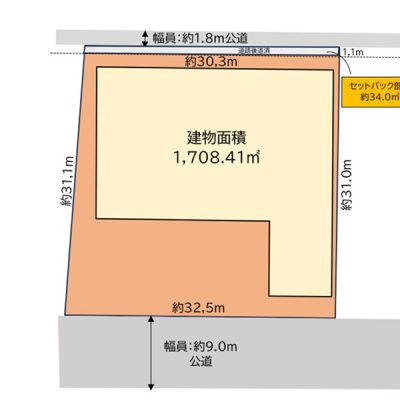 図面と現況が異なる場合は現況優先とさせていただきます。